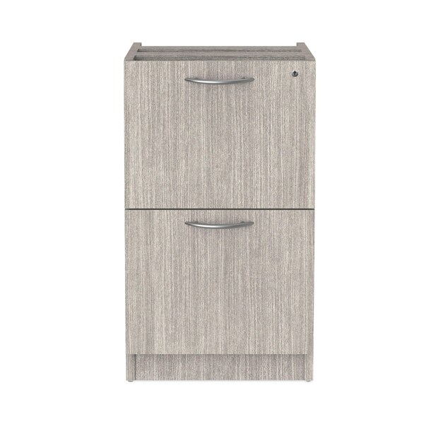 Alera 15.63 in W 2 Drawer File Gray, Legal; Letter